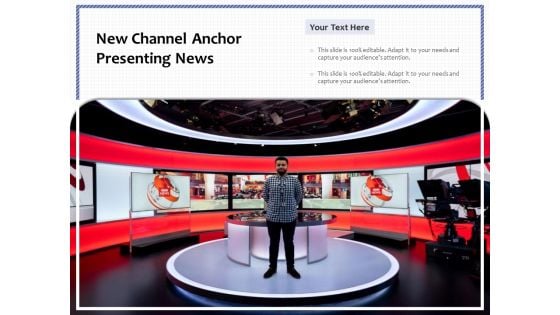 New Channel Anchor Presenting News Ppt PowerPoint Presentation File Design Inspiration PDF