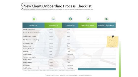 New Client Onboarding Automation New Client Onboarding Process Checklist Download PDF
