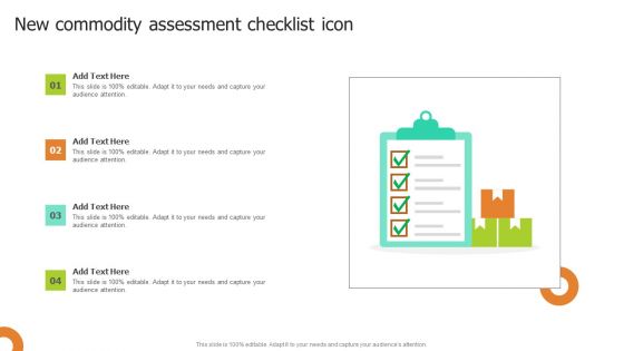 New Commodity Assessment Checklist Icon Guidelines PDF