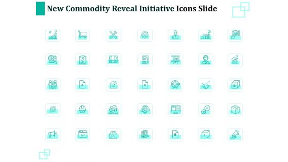 New Commodity Reveal Initiative Icons Slide Ppt Infographic Template Display PDF