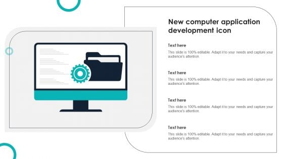 New Computer Application Development Icon Professional PDF