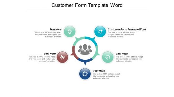 New Customer Form Template Word Ppt PowerPoint Presentation Portfolio Outline Cpb