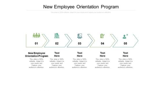 New Employee Orientation Program Ppt PowerPoint Presentation Professional Themes Cpb