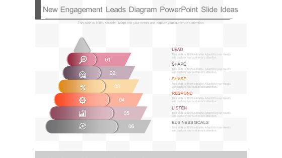 New Engagement Leads Diagram Powerpoint Slide Ideas