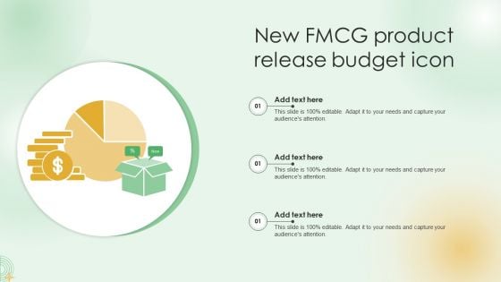 New FMCG Product Release Budget Icon Guidelines PDF
