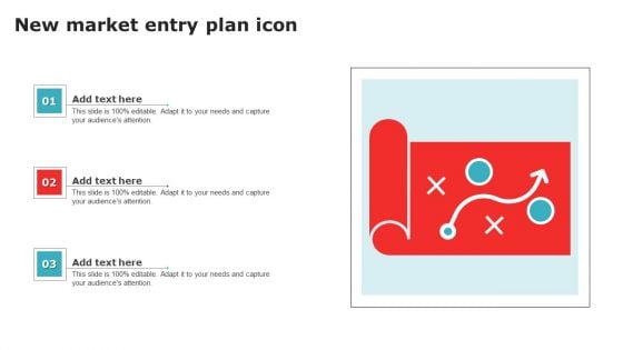 New Market Entry Plan Icon Download PDF