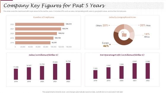 New Market Segment Entry Plan Company Key Figures For Past 5 Years Introduction PDF