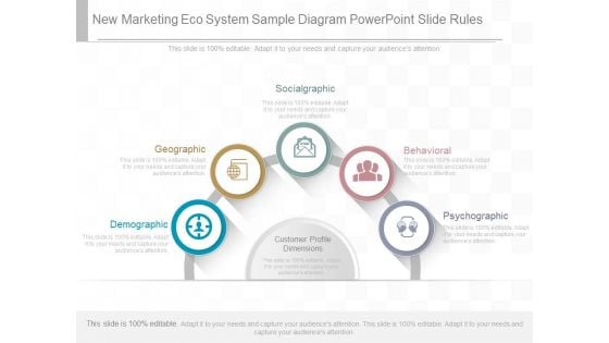New Marketing Eco System Sample Diagram Powerpoint Slide Rules