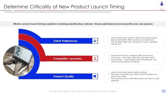 New Product Introduction In Market Determine Criticality Of New Product Summary PDF