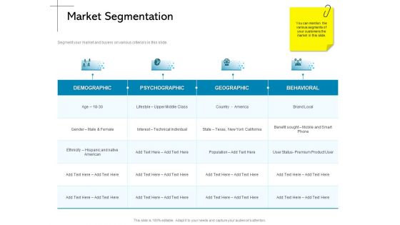 New Product Introduction In The Market Market Segmentation Ppt PowerPoint Presentation Outline Good PDF