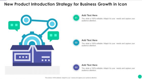 New Product Introduction Strategy For Business Growth In Icon Pictures PDF