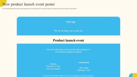 New Product Launch Event Poster Activities For Successful Launch Event Icons PDF