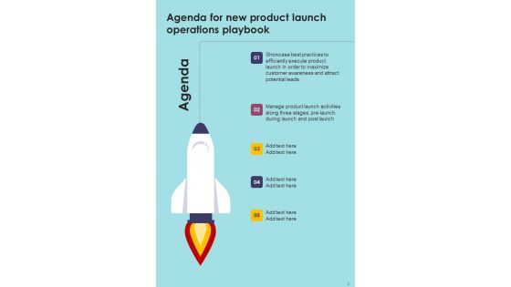 New Product Launch Operations Playbook Template