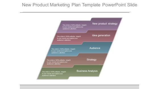 New Product Marketing Plan Template Powerpoint Slide