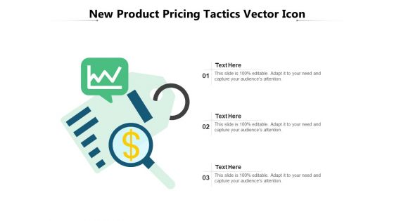 New Product Pricing Tactics Vector Icon Ppt PowerPoint Presentation Slides Portrait PDF