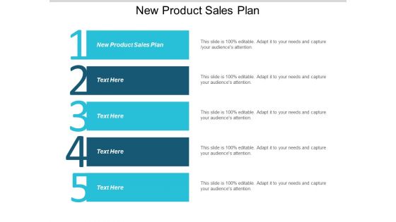 New Product Sales Plan Ppt PowerPoint Presentation Portfolio Guide Cpb