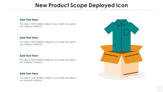 New Product Scope Deployed Icon Template PDF