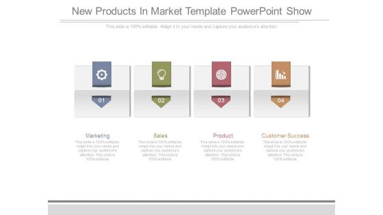 New Products In Market Template Powerpoint Show