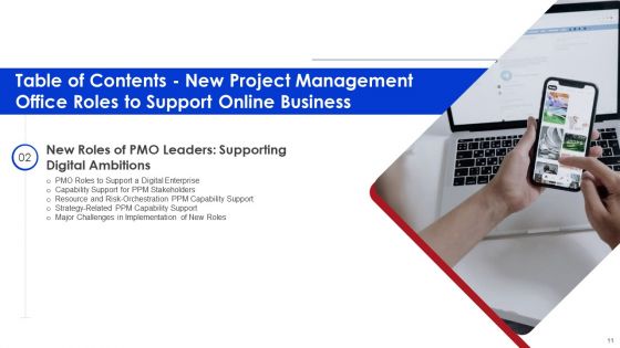 New Project Management Office Roles To Support Online Business Ppt PowerPoint Presentation Complete Deck With Slides