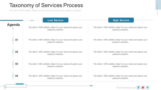 New Service Launch Plan Taxonomy Of Services Ppt Infographics Tips PDF