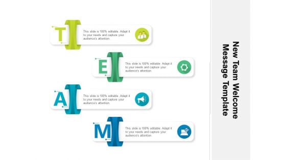 New Team Welcome Message Template Ppt PowerPoint Presentation Model Smartart PDF New Team Welcome Message Template Ppt PowerPoint Presentation Model Smartart PDF