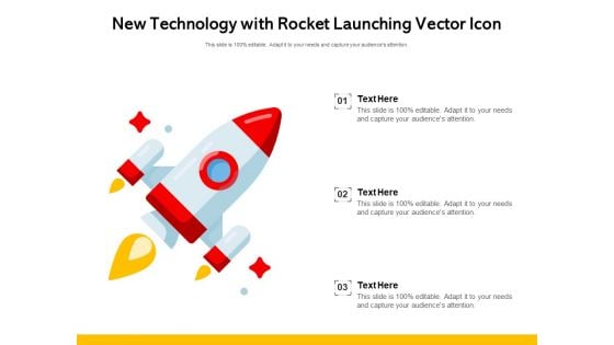 New Technology With Rocket Launching Vector Icon Ppt PowerPoint Presentation Slides Smartart PDF