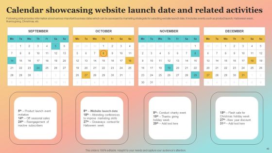 New Website Launch Strategy For Increasing Brand Recognition Ppt PowerPoint Presentation Complete Deck With Slides Slide49