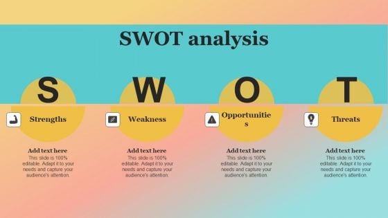 New Website Launch Strategy For Increasing Brand Recognition SWOT Analysis Mockup PDF