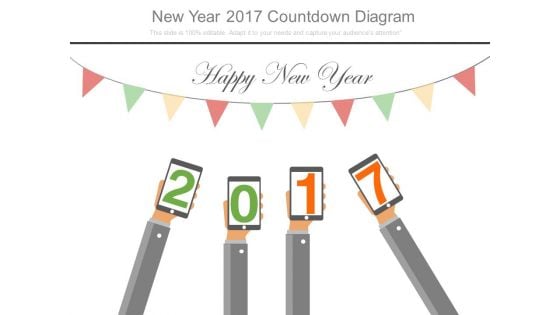 New Year 2017 Countdown Diagram