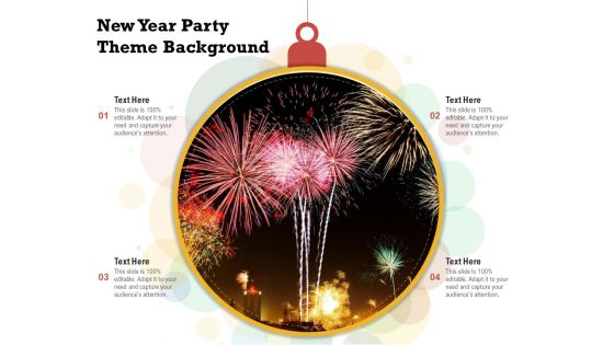 New Year Party Theme Background Ppt PowerPoint Presentation Pictures Slide Download PDF