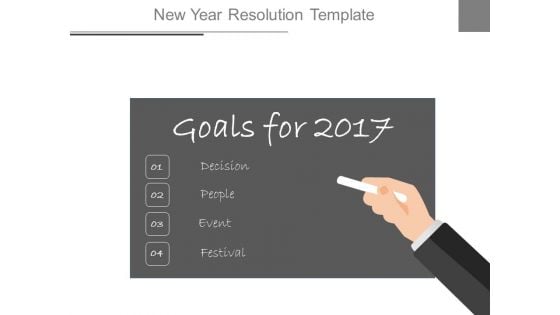 New Year Resolution Template