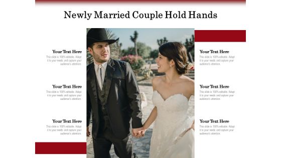 Newly Married Couple Hold Hands Ppt PowerPoint Presentation Gallery Shapes PDF