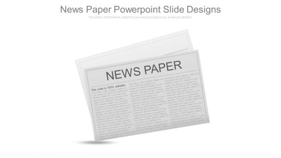 News Paper Powerpoint Slide Designs