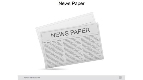 News Paper Ppt PowerPoint Presentation Icon Slide