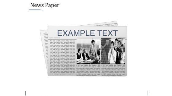 News Paper Ppt PowerPoint Presentation Icon Vector