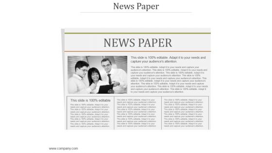 News Paper Ppt PowerPoint Presentation Ideas