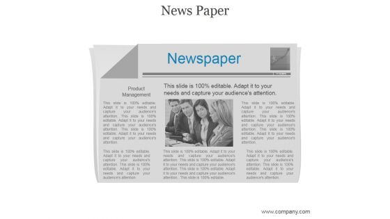 News Paper Ppt PowerPoint Presentation Influencers