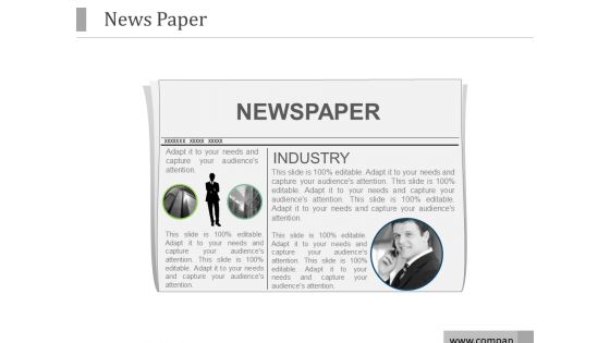 News Paper Ppt PowerPoint Presentation Infographic Template