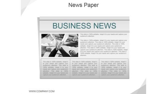 News Paper Ppt PowerPoint Presentation Layouts Layouts