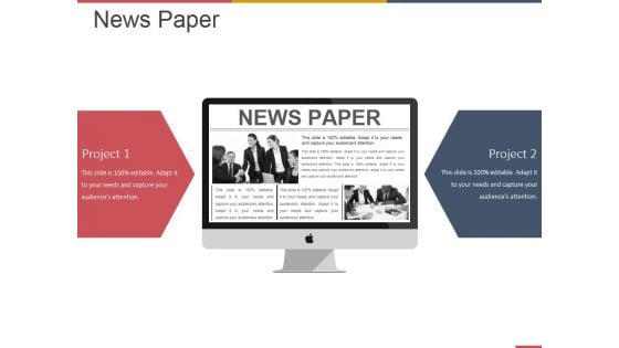 News Paper Ppt PowerPoint Presentation Show Clipart