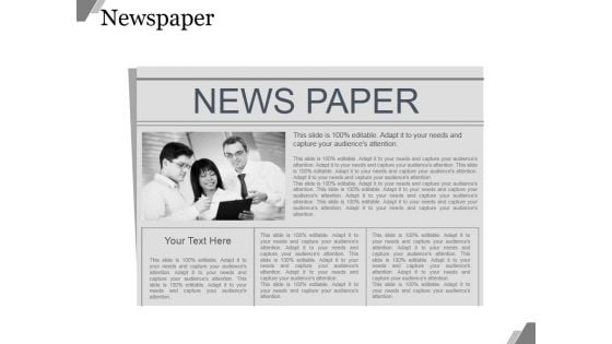 News Paper Ppt PowerPoint Presentation Show