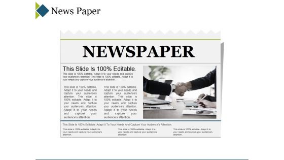 News Paper Ppt PowerPoint Presentation Styles Outfit