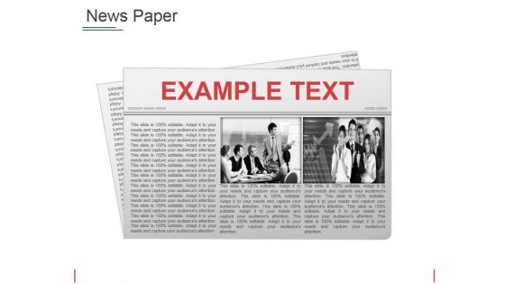 News Paper Ppt PowerPoint Presentation Summary Master Slide
