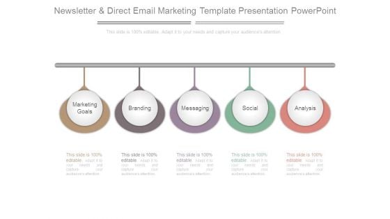 Newsletter And Direct Email Marketing Template Presentation Powerpoint