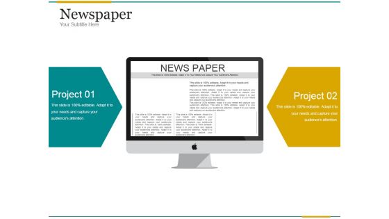 Newspaper Ppt PowerPoint Presentation Clipart