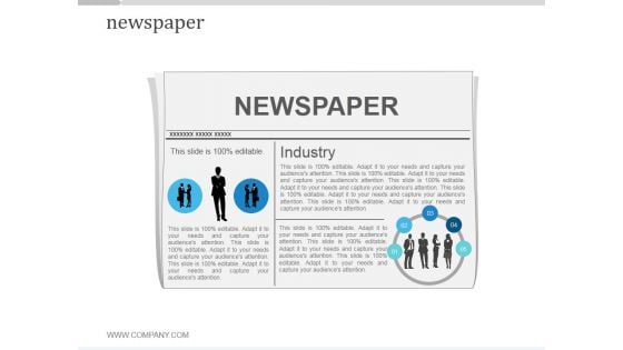 Newspaper Ppt PowerPoint Presentation Diagrams