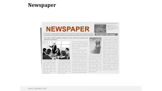 Newspaper Ppt PowerPoint Presentation Example File