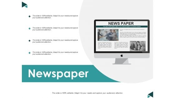 Newspaper Ppt Powerpoint Presentation File Graphics Example