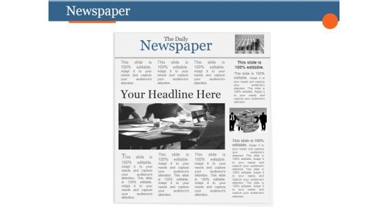 Newspaper Ppt PowerPoint Presentation Graphics