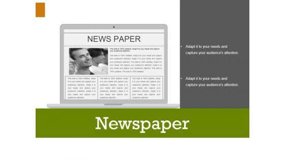 Newspaper Ppt PowerPoint Presentation Icon Themes